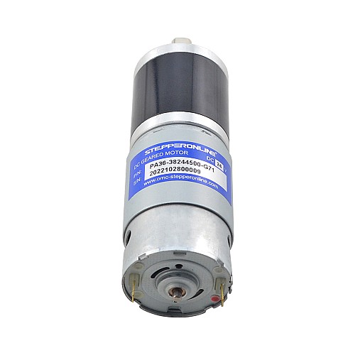 ブラシ付き 24V DC ギアモーター11Kg.cm/46RPM w/ 71:1 遊星ギアボックス ブラシ付き 24V DC ギアモーター11Kg.cm/46RPM w/ 71:1 遊星ギアボックス