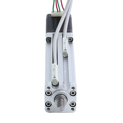 Nema 8 ボールねじ 電動シリンダー 0.5A ストローク 40mm 0.02Nm(2.83oz.in) リード 1mm(0.03937") 磁気スイッチ付き - LCB8S15BSS05-40D | StepperOnline