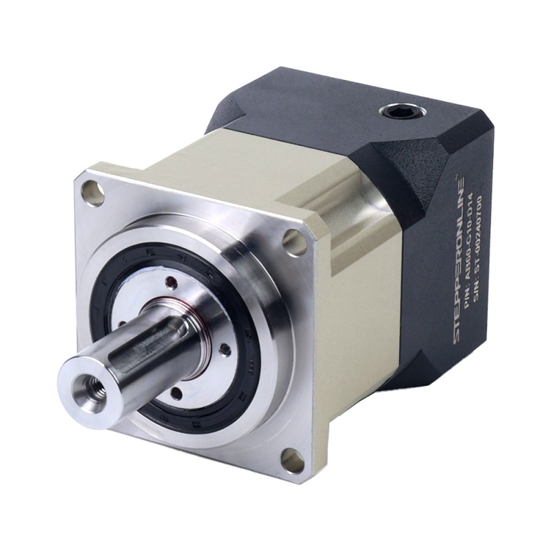 AB シリーズ 60mm 10:1 ヘリカル遊星減速機 バックラッシュ 5arcmin サーボ モーター用 IP65 - AB60-G10-D14 | StepperOnline