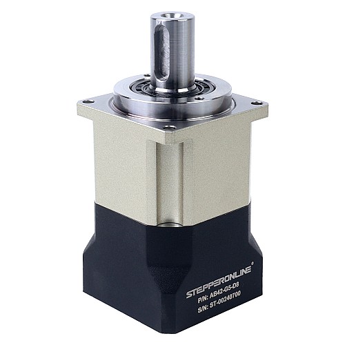 AB シリーズ 42mm 5:1 ヘリカル遊星減速機 バックラッシュ 5arcmin サーボ モーター用 IP65 - AB42-G5-D8 | StepperOnline