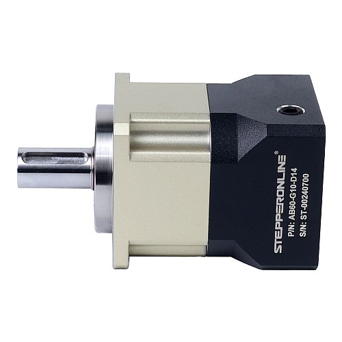 AB シリーズ 60mm 10:1 ヘリカル遊星減速機 バックラッシュ 5arcmin サーボ モーター用 IP65 - AB60-G10-D14 | StepperOnline