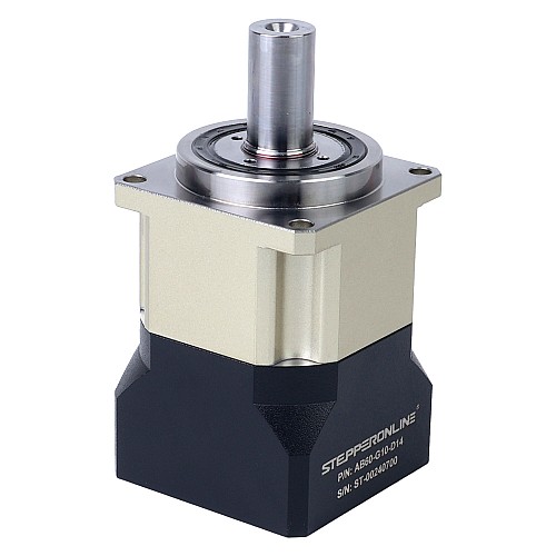 AB シリーズ 60mm 10:1 ヘリカル遊星減速機 バックラッシュ 5arcmin サーボ モーター用 IP65 - AB60-G10-D14 | StepperOnline