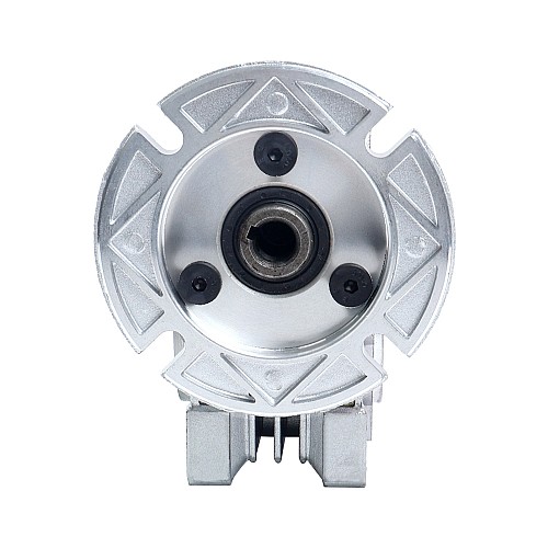 MRVR025 ウォームドライブギアボックス 60:1 比 φ9mm 入力シャフト 56B14 モーター入力フランジ付き