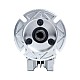 MRVR025 ウォームドライブギアボックス 60:1 比 φ9mm 入力シャフト 56B14 モーター入力フランジ付き