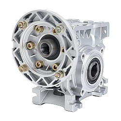 MRVR040 ウォームドライブギアボックス 60:1 比 Φ14mm 入力シャフト 71B5 モーター入力フランジ付き
