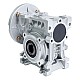 MRVR040 ウォームドライブギアボックス 60:1 比 φ14mm 入力シャフト 71B5 モーター入力フランジ付き