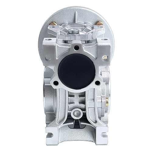 MRVR040 ウォームドライブギアボックス 60:1 比 φ14mm 入力シャフト 71B5 モーター入力フランジ付き