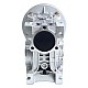 MRVR040 ウォームドライブギアボックス 60:1 比 φ14mm 入力シャフト 71B5 モーター入力フランジ付き