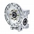 MRVR063 ウォームドライブギアボックス 60:1 比 Φ24mm 入力シャフト 90B14 モーター入力フランジ付き