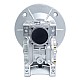 MRVR063 ウォームドライブギアボックス 60:1 比 φ24mm 入力シャフト 90B14 モーター入力フランジ付き