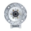 MRVR063 ウォームドライブギアボックス 100:1 比 φ14mm 入力シャフト 71B5 モーター入力フランジ付き
