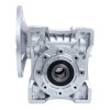 MRVR075 ウォームドライブギアボックス 100:1 比 φ19mm 入力シャフト 80B14 モーター入力フランジ付き