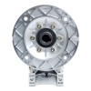 MRVR075 ウォームドライブギアボックス 100:1 比 φ19mm 入力シャフト 80B14 モーター入力フランジ付き