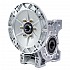 MRVR090 ウォームドライブギアボックス 100:1 比 Φ19mm 入力シャフト 80B14 モーター入力フランジ付き