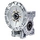 MRVR090 ウォームドライブギアボックス 100:1 比 φ19mm 入力シャフト 80B14 モーター入力フランジ付き