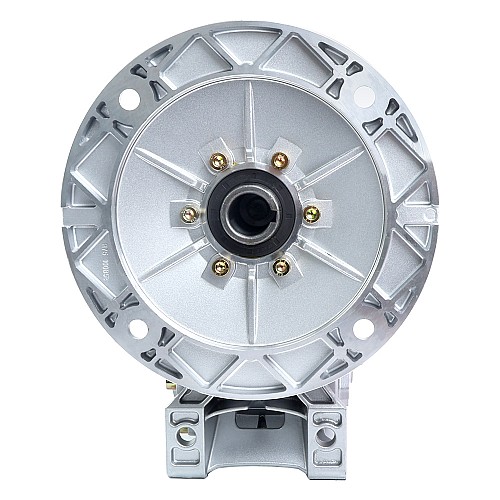 MRVR090 ウォームドライブギアボックス 100:1 比 φ19mm 入力シャフト 80B14 モーター入力フランジ付き