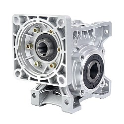 10:1 ウォームギアボックス NMRVS50 ウォームギア減速機 19mm 入力シャフト径