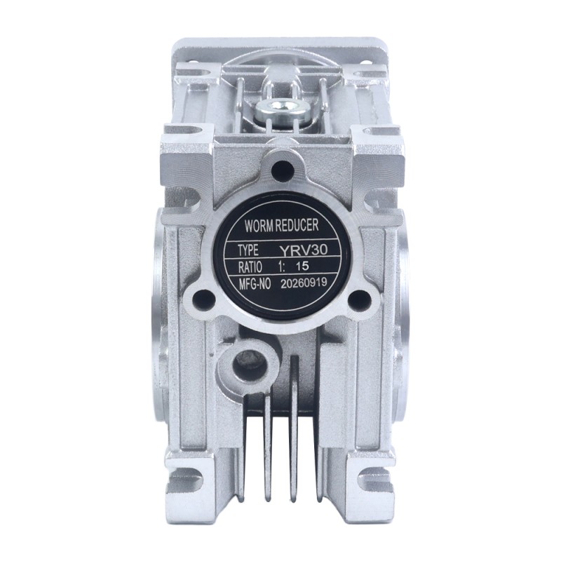 15:1 ウォームギアボックス YRV30 ウォームギア減速機 11mm 入力シャフト径 - YRV30-G15-D11 | StepperOnline
