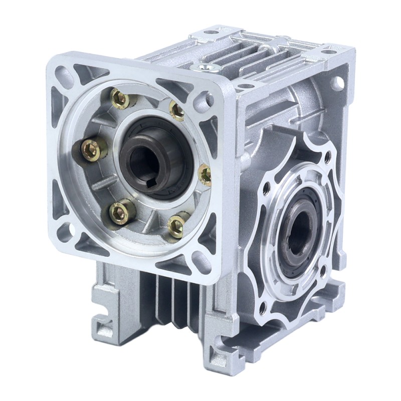 10:1 ウォームギアボックス YRV40 ウォームギア減速機 14mm 入力シャフト径 - YRV40-G10-D14 | StepperOnline