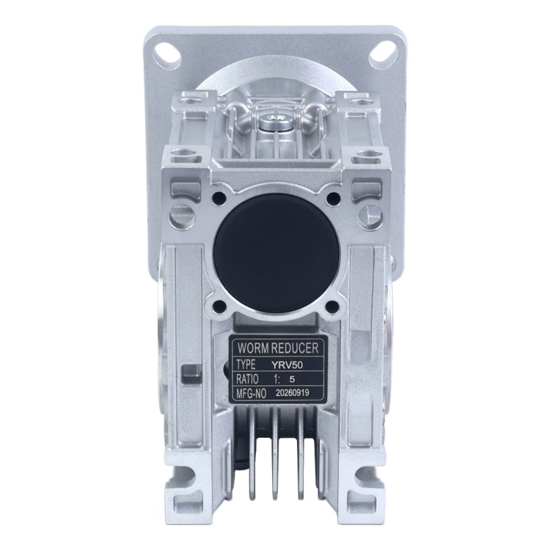 5:1 ウォームギアボックス YRV50 ウォームギア減速機 19mm 入力シャフト径 - YRV50-G5-D19 | StepperOnline