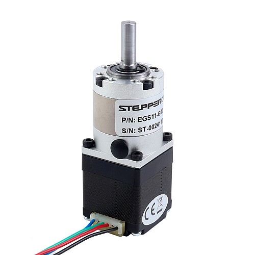 Nema 11 ステッピングモーター バイポーラ L=33mm 減速比5:1 EGシリーズプラネタリーギアボックス - 11HS12-0704S-EGS5 | StepperOnline