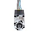 Nema 11 ステッピングモーター バイポーラ L=51mm 減速比20:1 EGシリーズプラネタリーギアボックス - 11HS20-0704S-EGS20 | StepperOnline