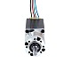Nema 11 ステッピングモーター バイポーラ L=51mm 減速比5:1 EGシリーズプラネタリーギアボックス - 11HS20-0704S-EGS5 | StepperOnline