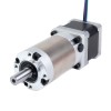 Nema 14 ステッピングモーター バイポーラ L=34mm 減速比100:1 EGシリーズプラネタリーギアボックス - 14HS13-1004S-EGS100 | StepperOnline