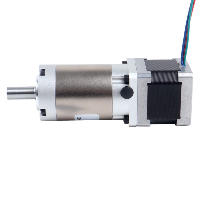 Nema 14 ステッピングモーター バイポーラ L=34mm 減速比100:1 EGシリーズプラネタリーギアボックス - 14HS13-1004S-EGS100 | StepperOnline