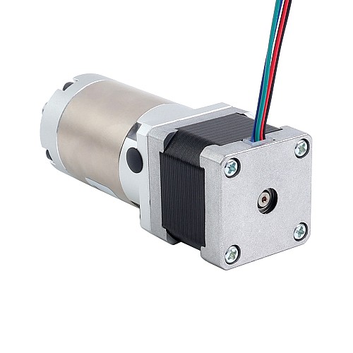 Nema 14 ステッピングモーター バイポーラ L=34mm 減速比100:1 EGシリーズプラネタリーギアボックス - 14HS13-1004S-EGS100 | StepperOnline