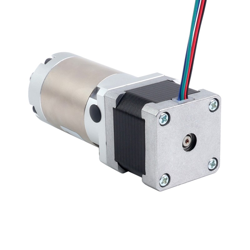 Nema 14 ステッピングモーター バイポーラ L=34mm 減速比100:1 EGシリーズプラネタリーギアボックス - 14HS13-1004S-EGS100 | StepperOnline