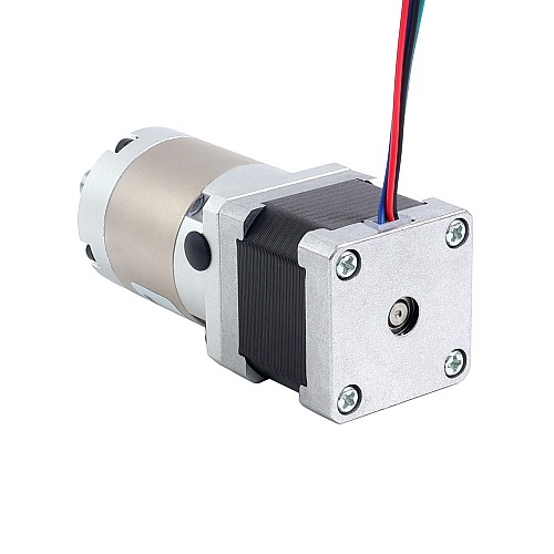 Nema 14 ステッピングモーター バイポーラ L=34mm 減速比15:1 EGシリーズプラネタリーギアボックス - 14HS13-1004S-EGS15 | StepperOnline