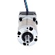 Nema 14 ステッピングモーター バイポーラ L=34mm 減速比45:1 EGシリーズプラネタリーギアボックス - 14HS13-1004S-EGS45 | StepperOnline