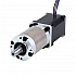 Nema 14 ステッピングモーター バイポーラ L=52mm w/ 減速比 100:1 EG シリーズプラネタリーギアボックス