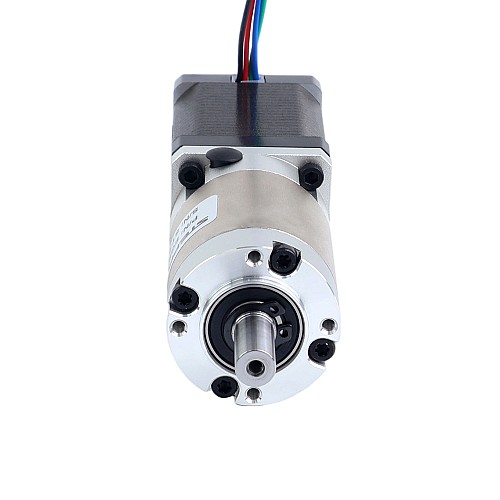 Nema 14 ステッピングモーター バイポーラ L=52mm w/ 減速比 45:1 EG シリーズプラネタリーギアボックス - 14HS20-1504S-EGS45 | StepperOnline