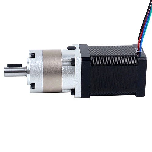 Nema 14 ステッピングモーター バイポーラ L=52mm w/ 減速比 5:1 EG シリーズプラネタリーギアボックス - 14HS20-1504S-EGS5 | StepperOnline