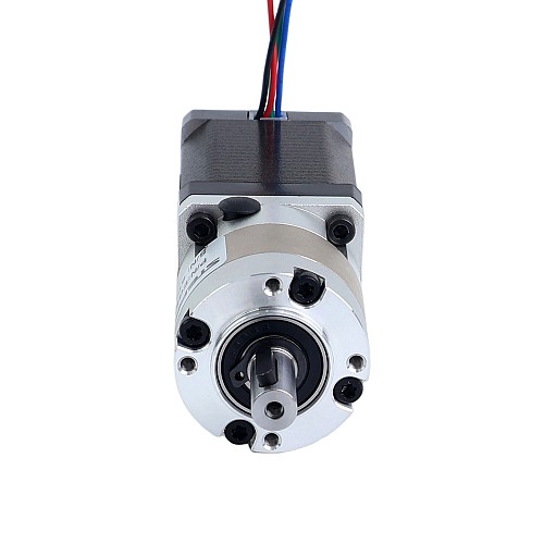 Nema 14 ステッピングモーター バイポーラ L=52mm w/ 減速比 5:1 EG シリーズプラネタリーギアボックス - 14HS20-1504S-EGS5 | StepperOnline