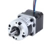 Nema 17 ステッピングモーター バイポーラ L=34mm w/ 減速比 10:1 MG シリーズプラネタリーギアボックス - 17HS13-0404S-MG10 | StepperOnline