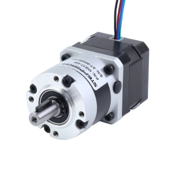 Nema 17 ステッピングモーター バイポーラ L=34mm w/ 減速比 10:1 MG シリーズプラネタリーギアボックス