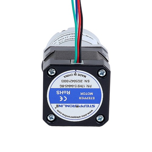 Nema 17 ステッピングモーター バイポーラ L=34mm w/ 減速比 10:1 MG シリーズプラネタリーギアボックス - 17HS13-0404S-MG10 | StepperOnline
