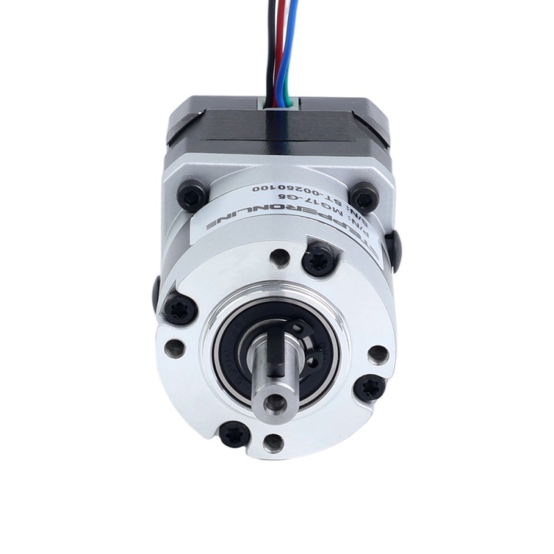 Nema 17 ステッピングモーター バイポーラ L=34mm w/ 減速比 10:1 MG シリーズプラネタリーギアボックス - 17HS13-0404S-MG10 | StepperOnline