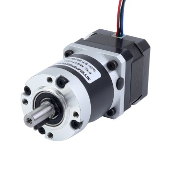 Nema 17 ステッピングモーター バイポーラ L=34mm w/ 減速比 20:1 MG シリーズプラネタリーギアボックス