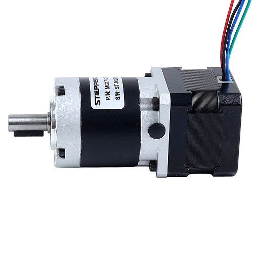 Nema 17 ステッピングモーター バイポーラ L=34mm w/ 減速比 20:1 MG シリーズプラネタリーギアボックス - 17HS13-0404S-MG20 | StepperOnline