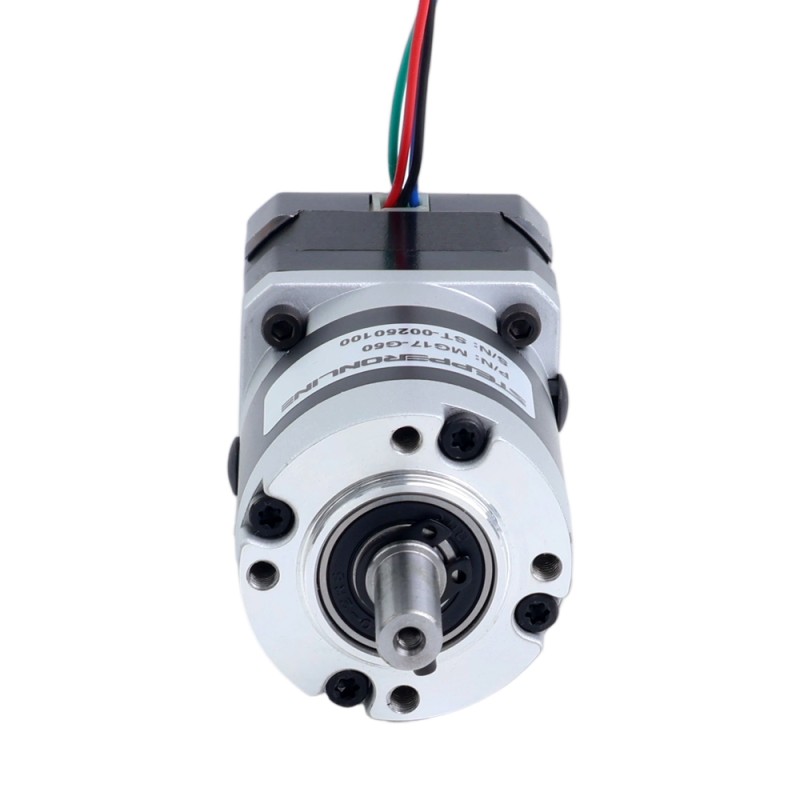 Nema 17 ステッピングモーター バイポーラ L=34mm w/ 減速比 20:1 MG シリーズプラネタリーギアボックス - 17HS13-0404S-MG20 | StepperOnline