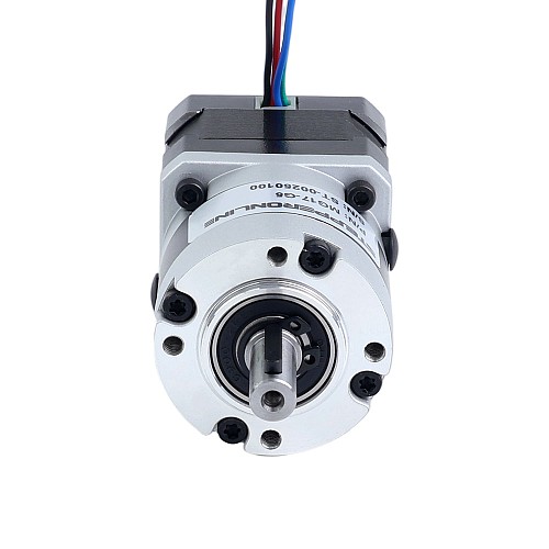 Nema 17 ステッピングモーター バイポーラ L=34mm w/ 減速比 5:1 MG シリーズプラネタリーギアボックス - 17HS13-0404S-MG5 | StepperOnline