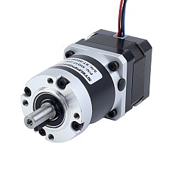Nema 17 ステッピングモーター バイポーラ L=34mm w/ 減速比 50:1 MG シリーズプラネタリーギアボックス