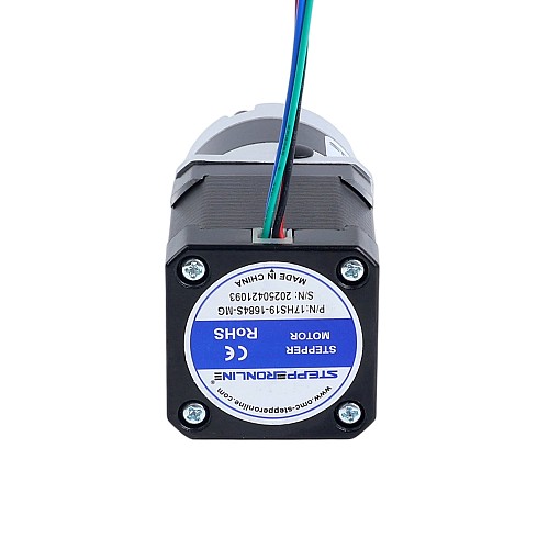Nema 17 ステッピングモーター バイポーラ L=48mm w/ 減速比 10:1 MG シリーズプラネタリーギアボックス - 17HS19-1684S-MG10 | StepperOnline