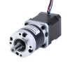 Nema 17 ステッピングモーター バイポーラ L=48mm w/ 減速比 100:1 MG シリーズプラネタリーギアボックス - 17HS19-1684S-MG100 | StepperOnline