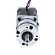 Nema 17 ステッピングモーター バイポーラ L=48mm w/ 減速比 100:1 MG シリーズプラネタリーギアボックス - 17HS19-1684S-MG100 | StepperOnline