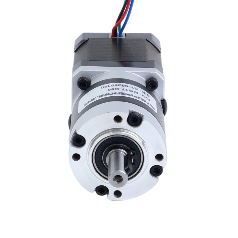 Nema 17 ステッピングモーター バイポーラ L=48mm w/ 減速比 100:1 MG シリーズプラネタリーギアボックス - 17HS19-1684S-MG100 | StepperOnline